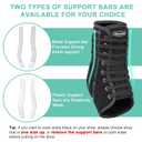 Lace up Ankle Brace for Women Men, Quick Adjustment Ankle Brace with Metal and Plastic Side Stabilizers, 1Pcs Foot Support for Sprained Left Right, M