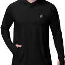 Roadbox Men's UPF 50+ Sun Hoodie, Long Sleeve Fishing Shirt with Pocket, XXL