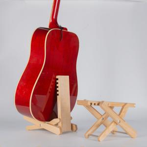 Multifunctional Solid Wood Guitar Footstool Guitar Stand Multifunctional Musical Instrument Accessories Solid Wood Manufacturing Foldable Design (for Acoustic Guitar)