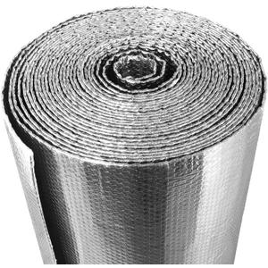 Reflective Insulation Roll,24"x 50Ft Attic Window Thermal Foil Insulation,RV Window Insulation,Bubble Core Radiant Barrier for Heat Insulation.