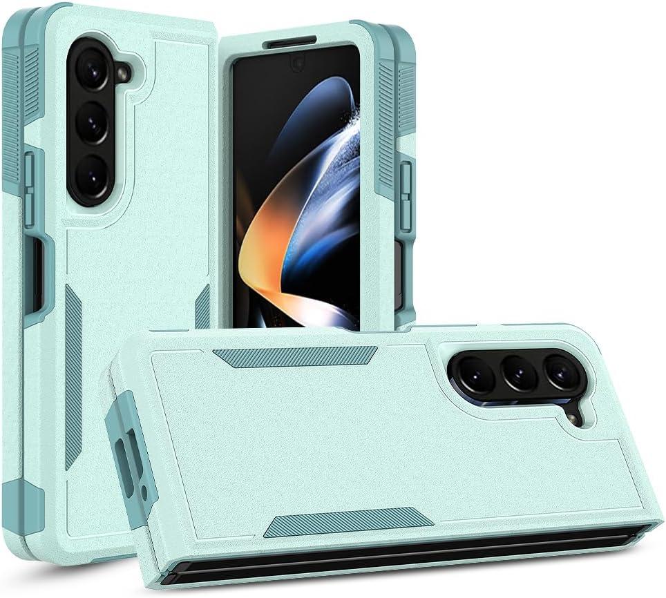 Case for Samsung Galaxy Z Fold 5, Shockproof, Strong and Durable Phone Protective Case, Light Blue