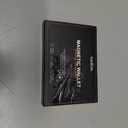 For Magsafe Wallet with Grip, 6-Card Holder, Stronger Magnetic Card Wallet Holder for iPhone 17/16/15, iPhone 14/13/12 Series, Leather Magnetic Phone Wallet with Privacy Flap, RFID Blocking, Black