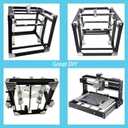 4080 T Slot Aluminum Extrusion for 3D Printer Parts and CNC DIY Black 1500mmX2