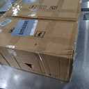 Mixoo Low Profile Bladeless Ceiling Fan with Light & Remote, Flush Mount Dimmable Ceiling Fan Lighting Kit, 6-Speed Quiet Reversible Motor for Bedroom Kids Room Kitchen Modern White(20In)