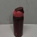 Owala FreeSip Insulated Stainless Steel Water Bottle with Straw, BPA-Free Sports Water Bottle, Great for Travel, 32 Oz, Black Cherry