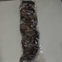 KooKaStyle Invisible Wire Hair Extensions with Transparent Wire Adjustable Size 4 Secure Clips Long Wavy Secret Wire Hairpiece 24 Inch for Women (H2/426#Balayage Dark Brown to Chestnut)