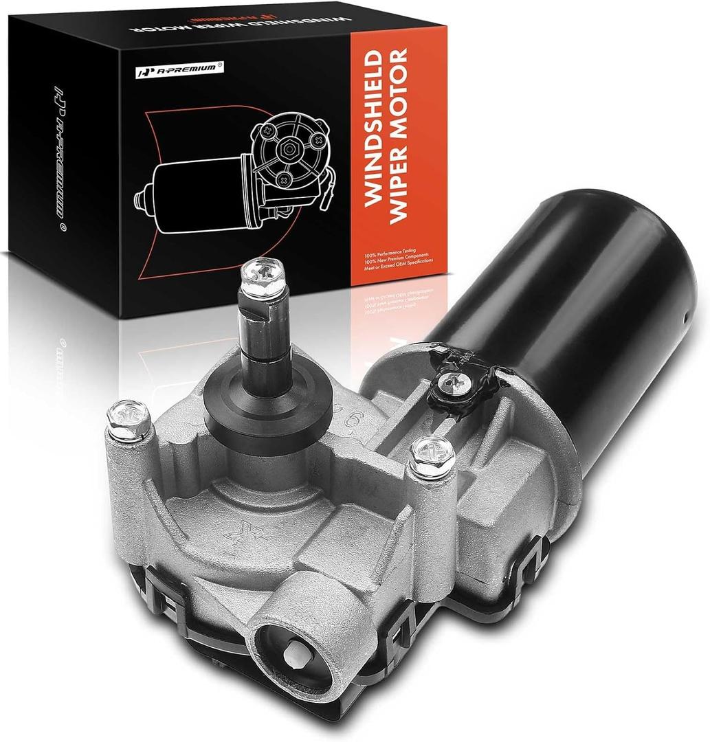 A-Premium Front Windshield Wiper Motor Compatible with Ford Crown Victoria, E-150, E-250, E-150/E-350 Club Wagon, E-350/E-450 Super Duty, Explorer Sport Trac & Mercury Grand Marquis, Marauder, 4+8-Pin