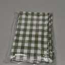 CARRIE HOME Sage Green Farmhouse Plaid Lumbar Pillow Covers 12x20 Set of 2, 12 x 20 Spring Outdoor Lumbar Pillows, Green and White Buffalo Plaid Decorative Couch Pillows (No Pillow Inserts)