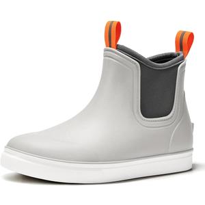 Women's Deck Boots Waterproof Ankle Rain Boots Outdoor Fishing Garden Boots for Women Anti-Slip Lightweight Comfortable Work Shoes, Size 6