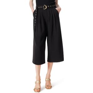 DEE OCLEPPO Women's Mariana Belted Wide Leg Cropped Pant Standard, 16