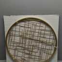 20in. Golf Crosshair Round Metal Decor