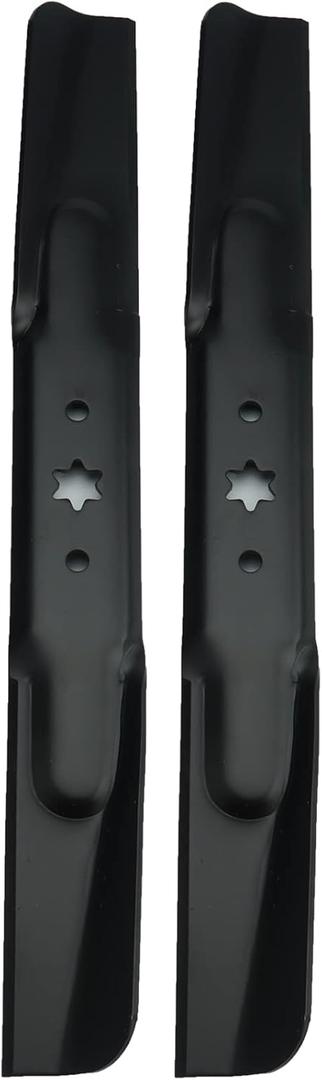 942-04308 Blades 6 Point Star for Cub Cadet XT1 XT2 LX42 LT42 ZT1 RZT Zero Turn Lawn Tractor for Troy Bilt Bronco Pony Mustang Craftsman T110 42" Deck 942-04308A 942-04312 High Lift Blades 2 Pack