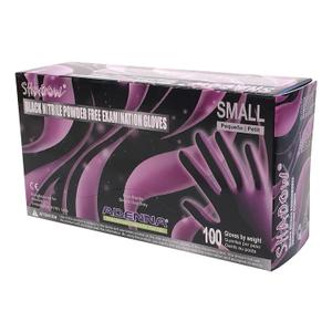 Adenna Shadow Black Nitrile Powder Free Exam Gloves (100 Box)