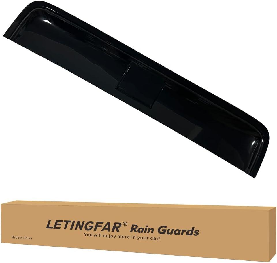 37.8" 980mm Sunroof Wind Deflector, Tape-on Sunroof Rain Guards, Universal Fit Tinted Moonroof Vent Visor Car Accessories