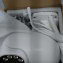 Hiseeu 3MP Security Camera Outdoor,WiFi Camera, Auto Tracking&Light Alarm Floodlight & Color Night Vision,TwoWay Audio, Plugin Cable,Compatible Wireless System