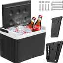 Club Car Precedent Cooler, Golf Cart Ice Coolers with Mounting Bracket for Club Car Precedent Tempo Onward, Universal 6L Large Capacity Cooler, 48 Hours Cooling Ice Chest OEM#102588101 103886801
