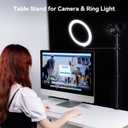 SMALLRIG Camera Desk Mount Table Stand with Magic Arm and 1/4" Ball Head, 13"-35.4" Adjustable Light Stand, Tabletop C Clamp for DSLR Camera, Ring Light, Live Streaming, Photo Video Shooting - 3992