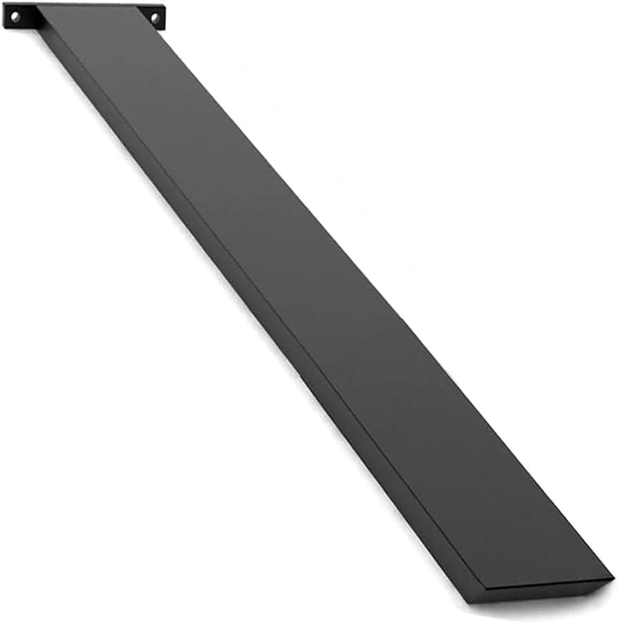 Hidden Island Countertop Support Bracket 1 Pack Black 26 Inch Heavy Duty Granite Countertop Bracket Iron Island Support Brackets for Granite Quartz Wood