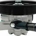 ALADICHE Power Steering Pump with Pulley Compatible with 2005-2008 Honda Pilot, 2005-2010 Honda Odyssey, 2007-2013 Acura MDX