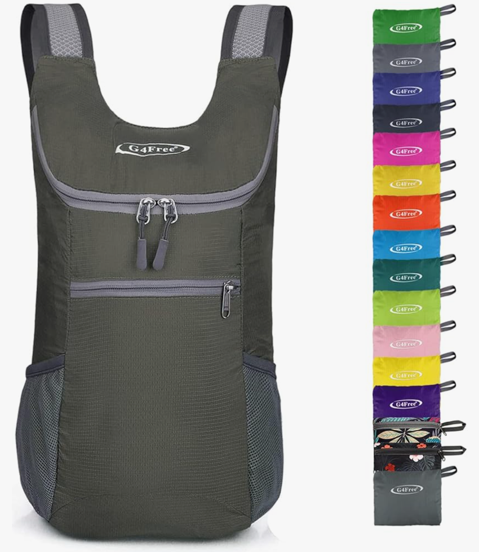 G4Free Lightweight Packable Hiking Backpack for Men Women Small Hiking Daypacks Foldable Shoulder Pack Casual Outdoor Bag 11L