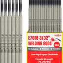 NexiumTools 7018 Welding Rods - Deep Penetration Welding Sticks Electrodes for All-Position Welding - Works on Rust, Paint & Dirty Surfaces - AC/DC+ Compatible - Low Spatter, Smooth Arc Start (3/32)