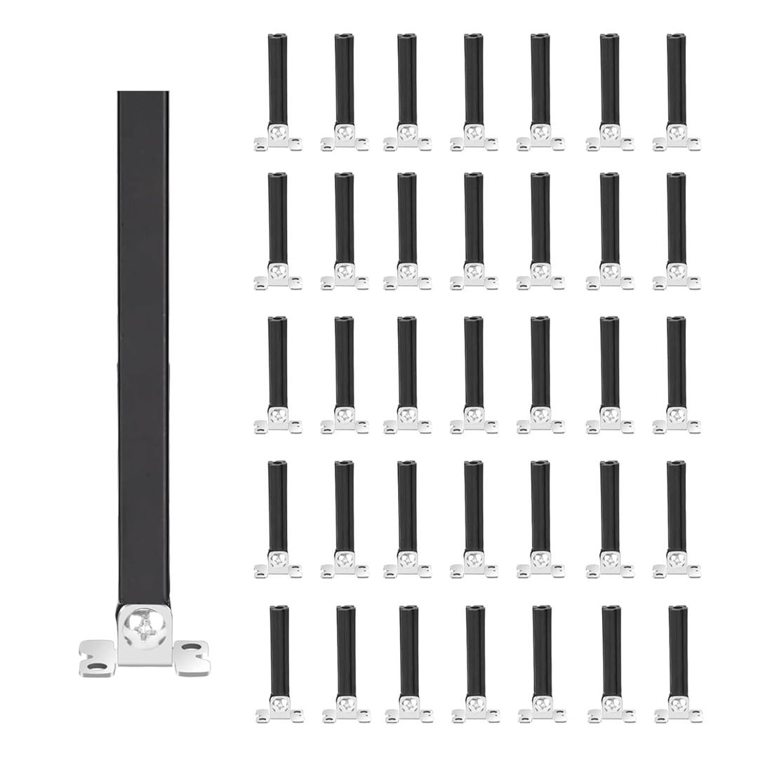 50-Pack Baluster Connectors for 1/2'' Square Balusters for Staircase Interior,Flexible Adjustable Baluster Connectors
