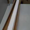 4.7ft Vinyl PVC Real Estate Sign Post, Realtor Yard Sign Post, 36" Arm Holds Up to 24" Sign - White (No Sign)