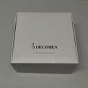 Decorus Backless Plunge Shapewear Bodysuits - Women Low Back Body Shaper Full Body Tummy Control Built in Bra With Plunge (X-Large, Black)