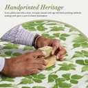 14x36 Inch Cotton Block Print Ruffle Sham Cover,Handmade Boho Floral Block Print Pillowcase,Ruffle Trim,Soft Decorative Cushion Case for Bedroom,Farmhouse&Cottagecore Bedding