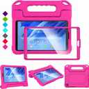 MAISON Kids Case for Samsung Galaxy Tab A9 8.7-inch 2023 SM-X110/X115/X117 & Galaxy Tab A7 Lite 8.7-inch 2021 T220/T225/T227 Shockproof, Built-in Screen Protector Stand Tablet Cover (HPink)