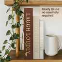Aesthetic Decorative Books, Set of 3 Linen Fake Book, Faux Book Boxes for Coffee Table, Photo Organization, and Keepsake Storage