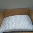 QUTOOL Enhanced Cooling Pillows for Sleeping, CertiPUR-US Shredded Memory Foam Pillows Queen Size Set of 2 for Hot Sleeper, Adjustable Bed Pillow for Side, Back, Stomach Sleepers Support Yet Soft Blue