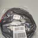 Rubber Door Seal Strip 40 Ft Rubber D-Shape Weather Stripping Self-Adhesive Frame Seal for Exterior Front Doors Jamb House Entry Frame Easy Cut to Size - Black