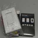 BESTTEN 2 Pack Dimmer Light Switch, Universal Lighting Control, Single Pole or 3 Way, Compatible with LED Dimmable Lamp, CFL, Incandescent, Halogen Bulb, Decorator Wallplate Included, UL Listed, White (Standard)