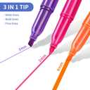 Highlighters Assorted Colors, 60 Pack Highlighters Bulk : No Bleed & Dry-Quickly, Highlighter Set : Chisel Tip & 6 Bright Colors, Highlighter Markers for school | college | office supplies (Multicolor)