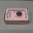 Upgrade Kids Selfie Camera,Chritmas Birthday Gift for 3-9 Years Old Girls,Portable Toy for 3 4 5 6 7 8 9 Year Children,Toddler 1080HD Digital Video Camcorder Camera with 32G SD Card Pink