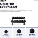 REP Weighted Slam Balls | Exercise and Fitness Balls for Strength Training, Soft Rubber Grip, Non-Bounce Medicine Ball | Cross Fit, Home Gym, Fitness, and Core Workouts, 25lb