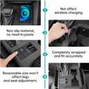 Center Console Side Storage Box Organizer Tray Compatible with 2024 2025 Toyota Land Cruiser 250 Prado J250 LC250 Interior Accessories Gear Shift Panel Trim Cover Black (Not for 1958)