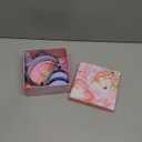 TCJJ Sparkly Unicorn Headphones for Girls, Wired Headset with Mic, HD Stereo Sound, Foldable Over-Ear Headphones,Tangle-Free Cord for School, Travel, Tablet-Ideal Christmas & Birthday Gift for Girls (Blue)