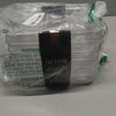 BINO | Plastic Storage Bins, X-Small - 5 Pack | THE LUCID COLLECTION | Multi-Use Built-In Handles BPA-Free Clear Storage Containers | Fridge Organizer | Pantry & Home Organization