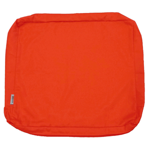 Outdoor Cushion Slipcovers, Waterproof, Washable, Zipper Cushion Covers for Patio Furniture (23.6 * 23.6 * 3.5 inches- Pack of 14) (Orange)
