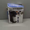 Hamilton Beach The Scoop Single Serve Coffee Maker & Fast Grounds Brewer for 8-14oz. Cups, Brews in Minutes, Black (47620), Next Gen