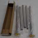 Shower Curtain Rod Adjustable 32-75 Inch, Spring Tension Shower Curtain Rods Stainless Steel Telescoping Curtain Rod for Bathroom or Windows, No Drilling, No Slip, No Rust, Nickel