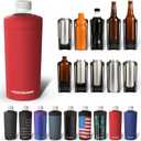 Frost Buddy Universal Buddy XL Can Cooler Fits 12-ounce, 16-ounce, 20-ounce, and 24-ounce Cans and Bottles - Keep Your Drinks Refreshingly Chilled for over 12 hours (Crimson)