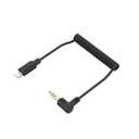 COMICA CVM-D-MI 3.5mm TRS to Lightning Audio Output Cable, Microphone Adapter for iPhone, 3.5mm TRS Audio Output Microphone Plug to iPhone
