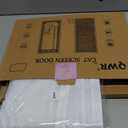 Upgraded Pet Screen Door, Fits Door Opening Size 30''x 80'', Thickened Cat Resistant Mesh Screen Door for Living Room, Kitchen, Bedroom, Cat Proof Screen with Zipper Closure