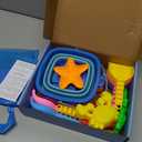 Dreamon Beach Toys for Kids 3-10, Collapsible Sand Castle Toys for Beach Include 3 Pack Foldable Buckets, Shovels Molds and Storage Mesh Bag, Sandbox Travel Toy for Toddlers Kids