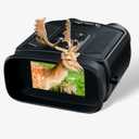 Night Vision Goggles, 4K Night Vision Binoculars, 8X Digital Zoom,7 Gear Infrared, 3''HD Screen Camera Built in 32GB Card to Save Photos & Videos for Camping, Hunting