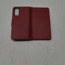 SUANPOT for Samsung Galaxy S20 6.2"(Non S20+/S20 Ultra) with RFID Blocking Leather Wallet case Credit Card Holder,Flip Folio Book Phone case Shockproof Cover Women Men for Samsung S20 case Wallet Red