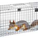 26" Heavy-Duty Folding Live Animal Trap Cage
Animal Trap Cage for Squirrels,Kittens,Opossums